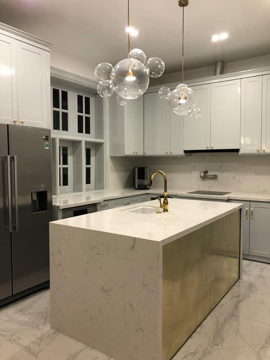 Cocina pequeña cerrada